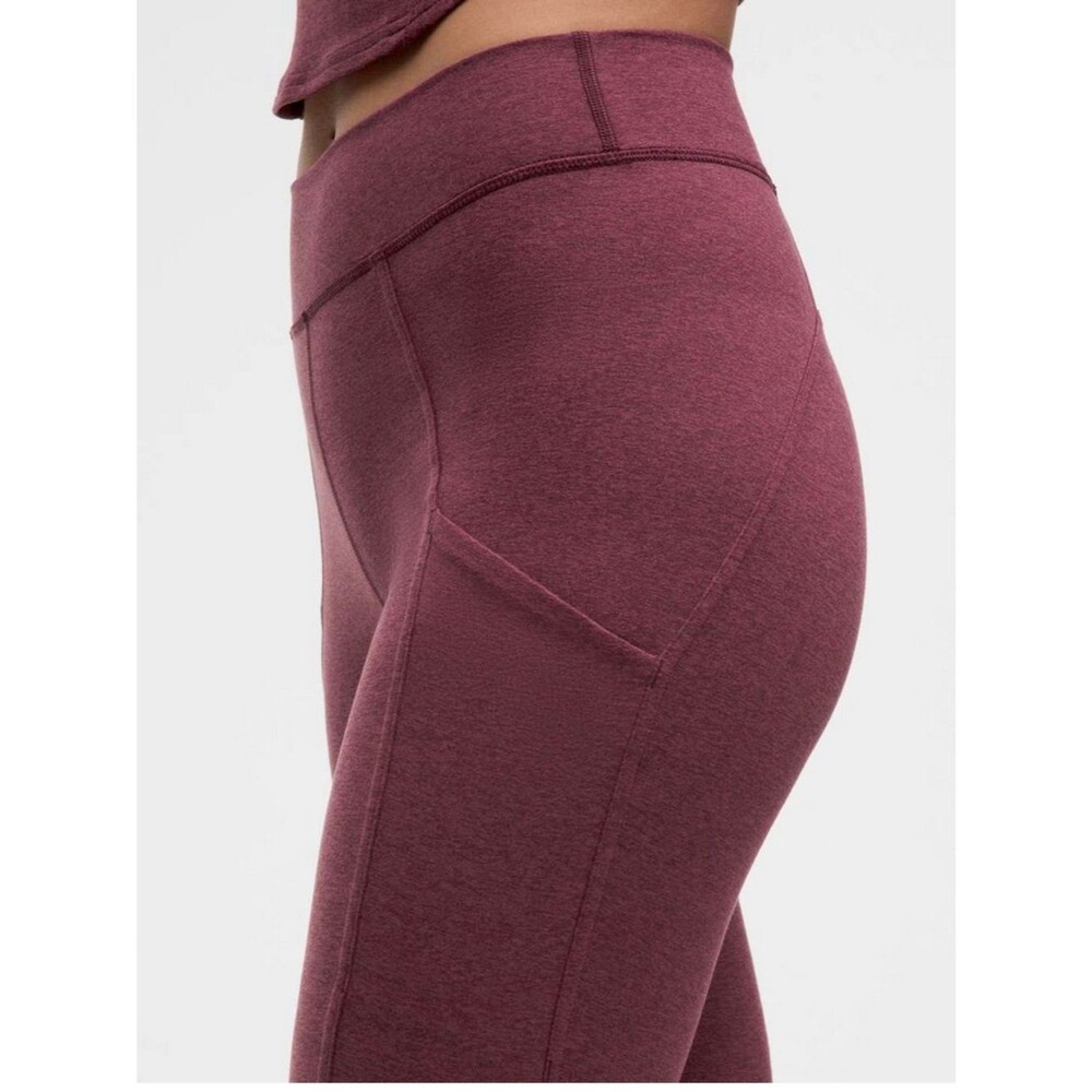 Lululemon Soft Sueded 25” High Rise Tight Red Leggings 6 - Picture 3 of 8